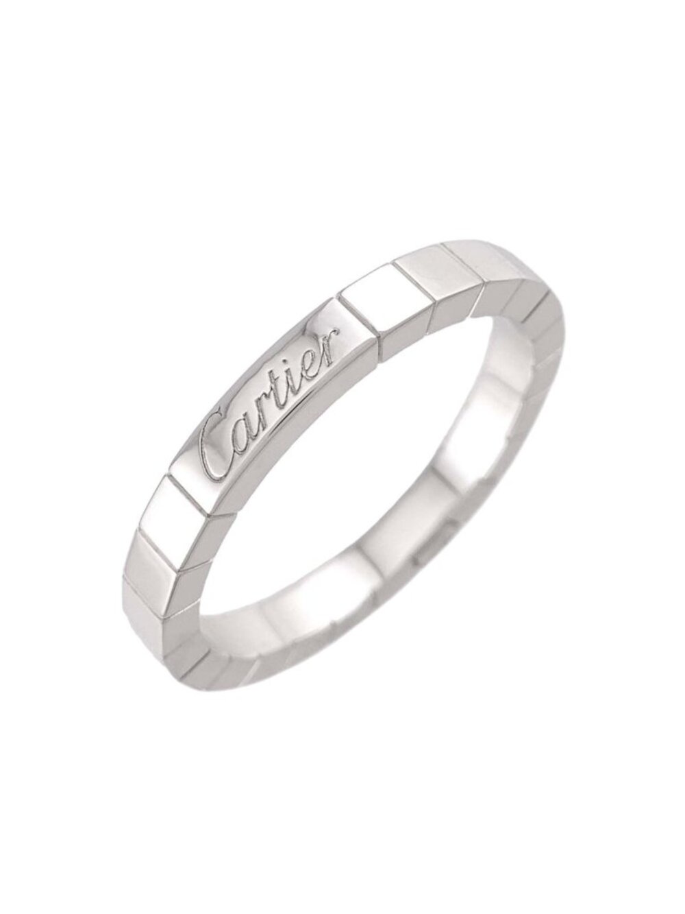 Cartier Lanieres 63 Ring 18k White Gold 750 Laniere